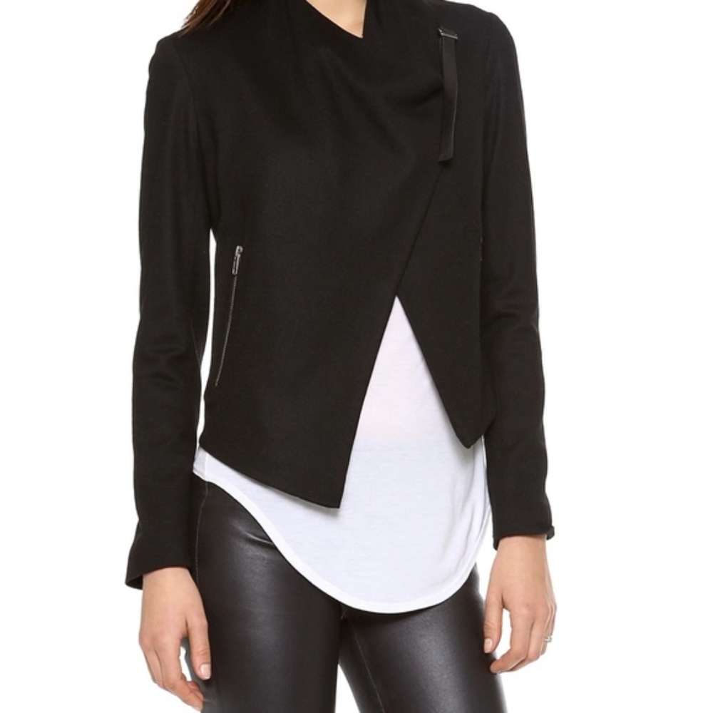 Helmut Lang Sonar Wool Crossover Jacket